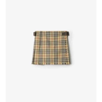 Mini-kilt i rutig ull
