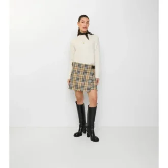Mini-kilt i rutig ull