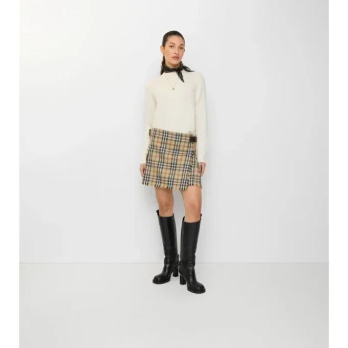 Mini-kilt i rutig ull Mini-kilt i rutig ull