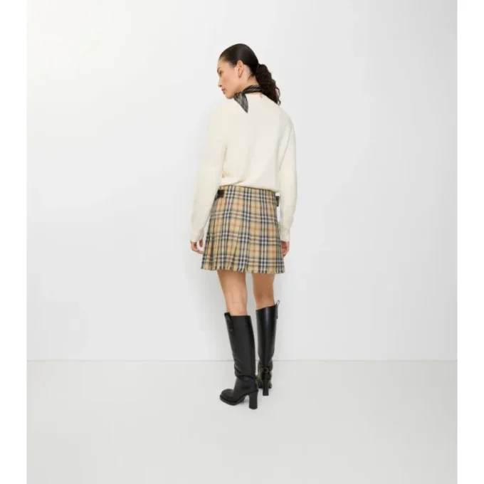 Mini-kilt i rutig ull Mini-kilt i rutig ull