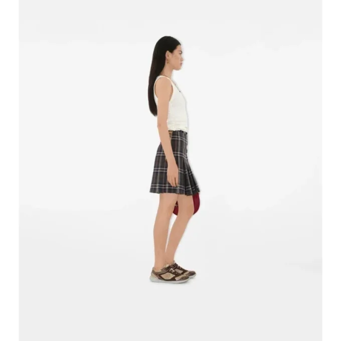 Mini-kilt i rutig ull Mini-kilt i rutig ull