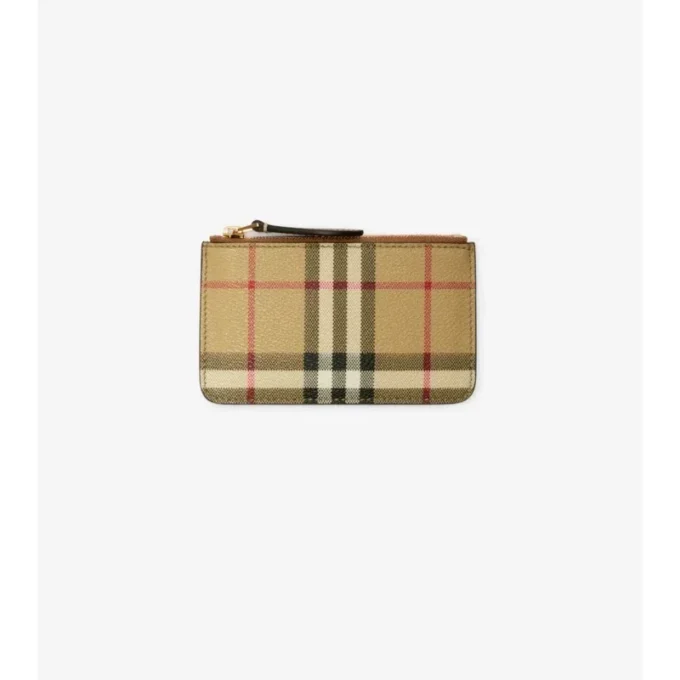 Myntfodral med rem i Burberry-rutmönster Myntfodral med rem i Burberry-rutmönster