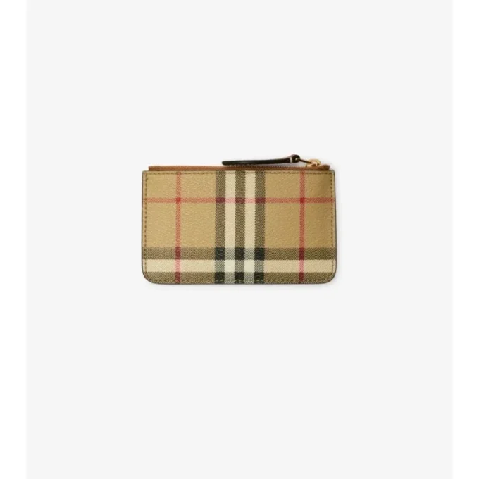 Myntfodral med rem i Burberry-rutmönster Myntfodral med rem i Burberry-rutmönster