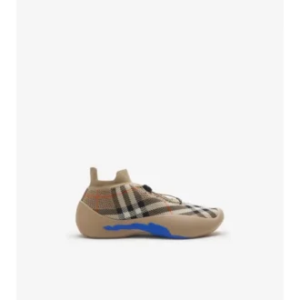 Neptune-sneakers i rutigt stickat