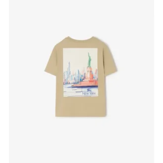 New York Bear T-shirt i bomull