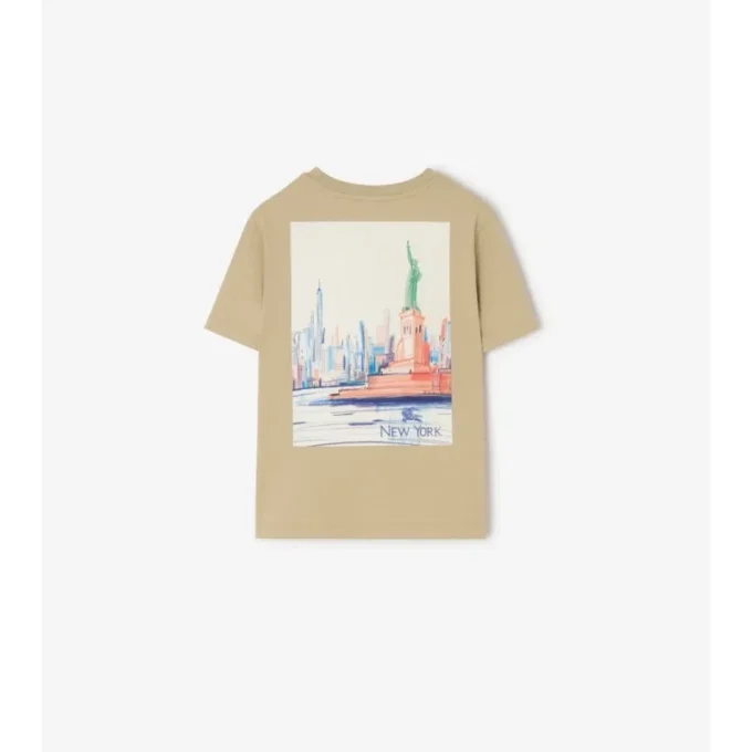 New York Bear T-shirt i bomull