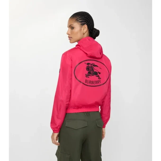 Nylon Nelson-jacka med huva Nylon Nelson-jacka med huva