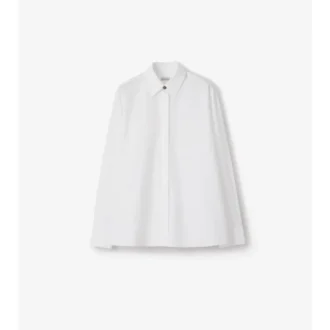 Oversized skjorta i bomullspoplin Oversized skjorta i bomullspoplin