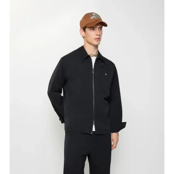 Overskjorta i nylon med dragkedja Overskjorta i nylon med dragkedja