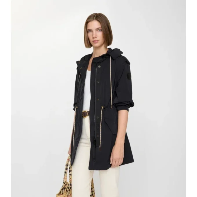 Parka i stretchnylon Parka i stretchnylon