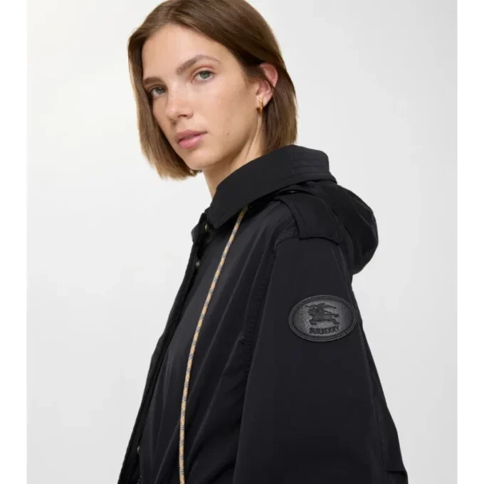 Parka i stretchnylon Parka i stretchnylon