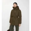 Parkas i gabardin med shearlingkant Parkas i gabardin med shearlingkant