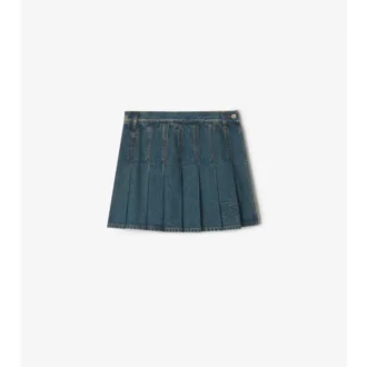 Plisserad minikjol i Denim Plisserad minikjol i Denim