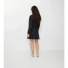 Plisserad minikjol i stretchnylon