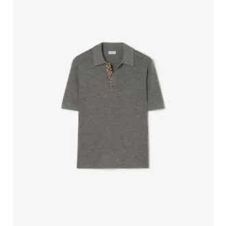 Polo-skjorta i ull Polo-skjorta i ull