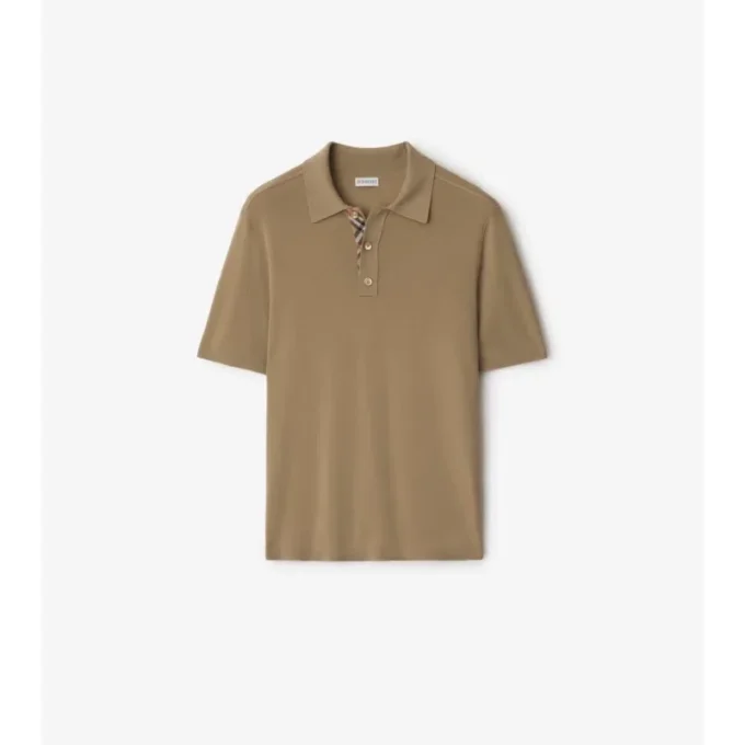 Polo-skjorta i ull Polo-skjorta i ull