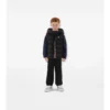 Puffer-väst i nylon med huva Puffer-väst i nylon med huva