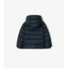 Pufferjacka i nylon med huva Pufferjacka i nylon med huva