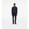 Quiltad jacka i nylon och ull