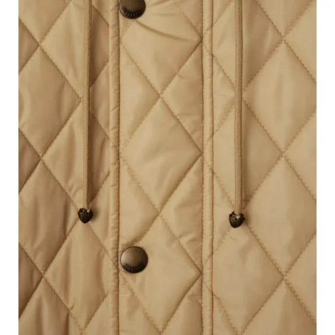 Quiltad nylonparkas Quiltad nylonparkas