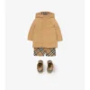 Quiltad nylonrock med huva Quiltad nylonrock med huva