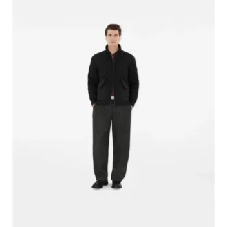 Quiltad, temperaturreglerande Harrington-jacka