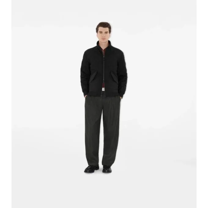 Quiltad, temperaturreglerande Harrington-jacka Quiltad, temperaturreglerande Harrington-jacka