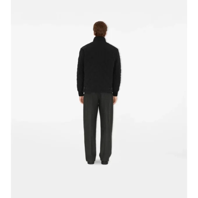 Quiltad, temperaturreglerande Harrington-jacka Quiltad, temperaturreglerande Harrington-jacka