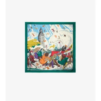 Raining Cats and Dogs  Silkescarf