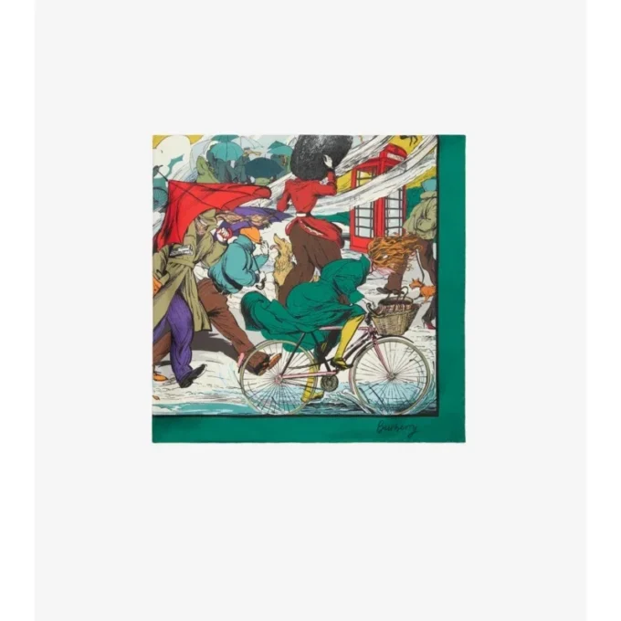 Raining Cats and Dogs  Silkescarf