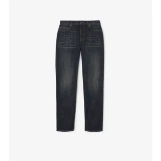 Raka jeans med medelhög midja