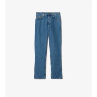 Raka jeans med medelhög midja