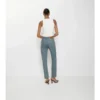 Raka jeans med medelhög midja Raka jeans med medelhög midja