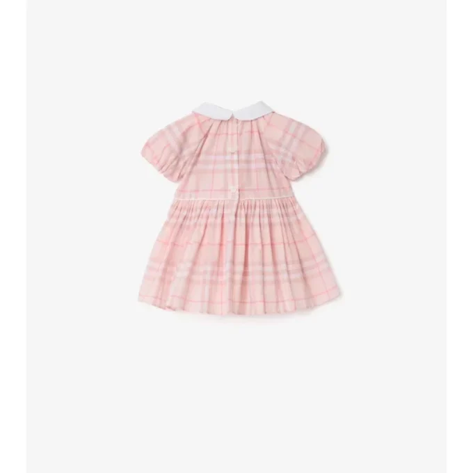 Rutig bomullsklänning med bloomers Rutig bomullsklänning med bloomers