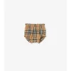 Rutig bomullsklänning med bloomers Rutig bomullsklänning med bloomers