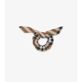 Rutig bomullsscrunchie Rutig bomullsscrunchie