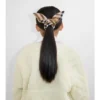 Rutig bomullsscrunchie