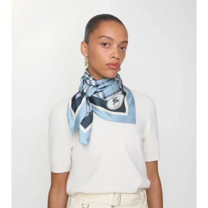 Rutig silkescarf Rutig silkescarf