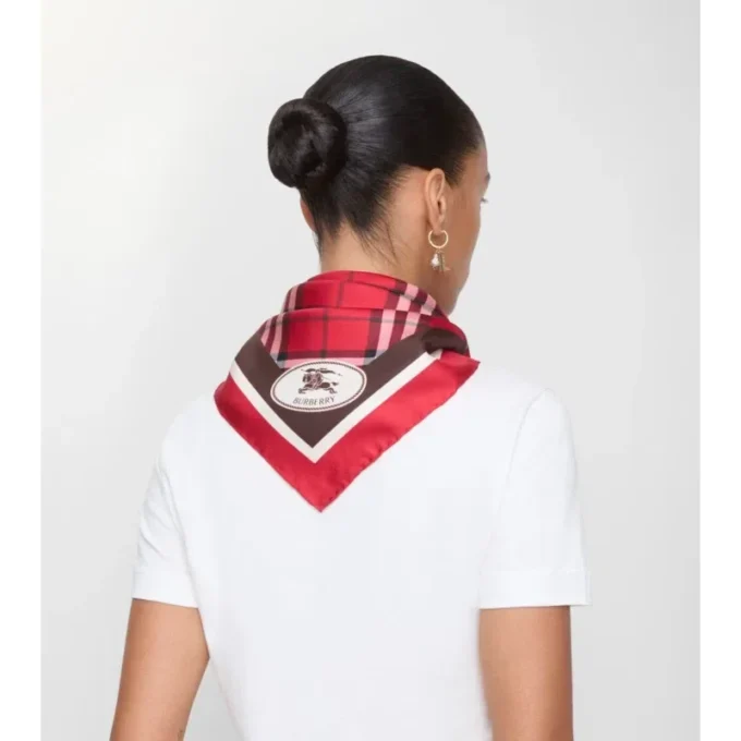 Rutig silkescarf Rutig silkescarf