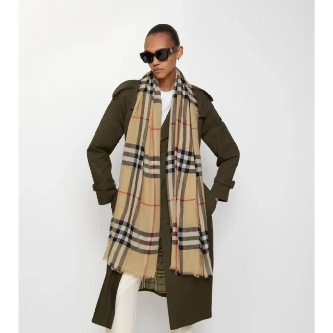 Rutig ullscarf