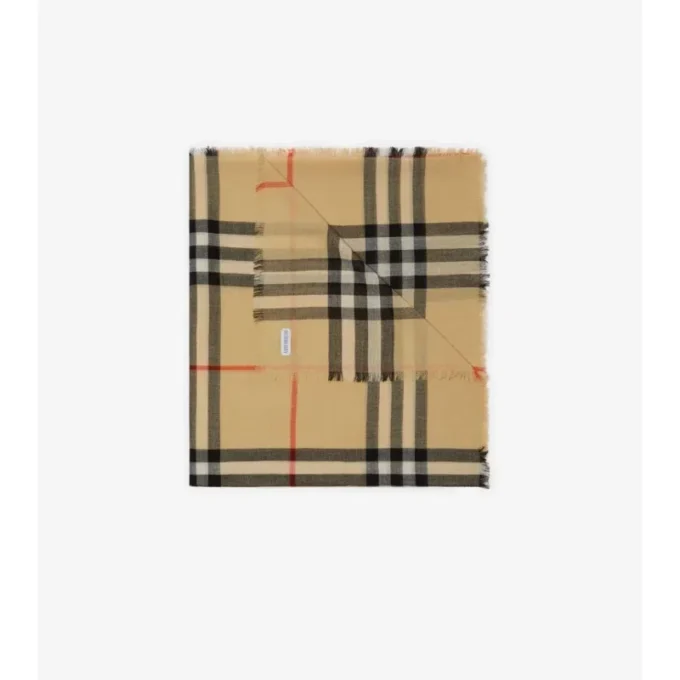 Rutig ullscarf