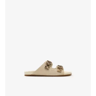 Sandaler i rutigt mocka