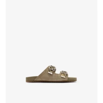 Sandaler i rutigt mocka
