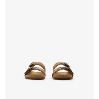 Sandaler i rutigt mocka