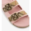 Sandaler i rutigt mocka Sandaler i rutigt mocka