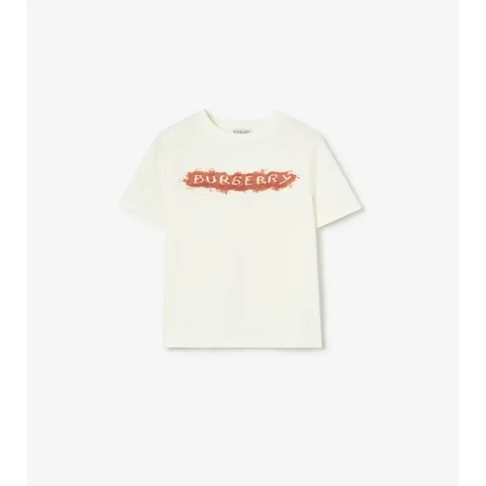 Sandy Logo-T-shirt i bomull