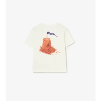Sandy Logo-T-shirt i bomull