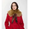Scarf Trim Shearling Collar Scarf Trim Shearling Collar