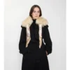 Scarf Trim Shearling Collar Scarf Trim Shearling Collar