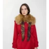 Scarf Trim Shearling Collar Scarf Trim Shearling Collar